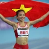 Thể thao Việt Nam lần đầu tiên dẫn đầu bảng tổng sắp khi thi đấu ở nước ngoài tại Đại hội thể thao lớn khu vực Đông Nam Á - SEA Games 32, tổ chức tại Campuchia tháng 5/2023. (Ảnh: TTXVN)