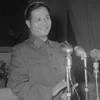 Đại tướng Nguyễn Chí Thanh, Ủy viên Bộ Chính trị, nói chuyện tại Đại hội Đoàn Thanh niên Lao động Toàn quân lần thứ nhất. (Ảnh: Đoàn Tý/TTXVN)