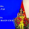 Bà Ariadne Feo Labrda - Tổng Lãnh sự Cộng hòa Cuba tại Thành phố Hồ Chí Minh phát biểu. (Ảnh: Ánh Tuyết/TTXVN)