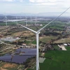 Một dự án điện gió đang hoạt động tại huyện Ninh Phước, tỉnh Ninh Thuận. (Ảnh: Huy Hùng/TTXVN)