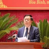 Ông Nguyễn Trọng Nghĩa phát biểu tại Hội nghị. (Ảnh: Thanh Hải/TTXVN)