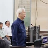 Bị cáo Nguyễn Chiến Thắng - cựu Chủ tịch Ủy ban Nhân dân tỉnh Khánh Hòa (giai đoạn 2011-2015) bị tuyên phạt 5 năm tù. (Ảnh: Tiên Minh/TTXVN)
