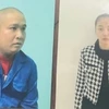 Hai đối tượng Mai Anh Tuấn và Nguyễn Thị Lan bị cơ quan Công an Thừa Thiên-Huế bắt giữ.