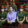 Bị cáo Trương Mỹ Lan tại phiên tòa ngày 15/3. (Ảnh: Thanh Vũ/TTXVN)