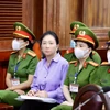 Bị cáo Trương Mỹ Lan tại phiên tòa ngày 20/3. (Ảnh: Thanh Vũ/TTXVN)