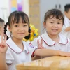 Học sinh một trường tiểu học ở Hà Nội. (Ảnh: Thanh Tùng/TTXVN)