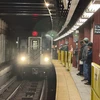 Tàu điện ngầm ở New York. (Nguồn: AP)