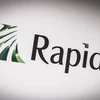 Biểu tượng của tập đoàn sản xuất chip Rapidus tại thủ đô Tokyo, Nhật Bản. (Ảnh: Reuters/TTXVN)