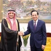 Bộ trưởng Bộ Lao động, Thương binh và Xã hội Đào Ngọc Dung tiếp Đại sứ Saudi Arabia tại Việt Nam Mohammed Ismaeil A. Dahlwy. (Nguồn: Bộ Lao động, Thương binh và Xã hội)