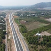 Tuyến cao tốc Cam Lâm-Vĩnh Hảo trước ngày khánh thành. (Ảnh: Hoàng Hiếu/TTXVN)