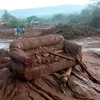 Bùn đất do vỡ đập tại khu vực Mai Mahiu, miền Trung Kenya. (Nguồn: Ntvkenya)