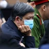 Bị cáo Nguyễn Thanh Long, cựu Bộ trưởng Bộ Y tế lĩnh án 18 năm tù. (Ảnh: Phạm Kiên/TTXVN)