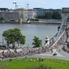 Một góc sông Danube đoạn chảy qua Budapest. (Nguồn: EPA)