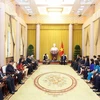 Chủ tịch nước Tô Lâm tiếp Đại sứ các nước ASEAN. (Ảnh: Nhan Sáng/TTXVN)