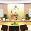 Thủ tướng Phạm Minh Chính chủ trì Phiên họp Chính phủ thường kỳ tháng Năm. (Ảnh: Dương Giang/TTXVN)