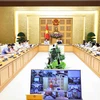 Phó Thủ tướng Trần Hồng Hà chủ trì cuộc họp. (Ảnh: Minh Đức/TTXVN)