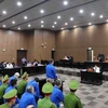 Quang cảnh một phiên xét xử vụ án xảy ra tại Dự án cao tốc Đà Nẵng-Quảng Ngãi giai đoạn 2. (Nguồn: TTXVN)