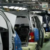 Dây chuyền sản xuất ôtô của Hyundai. (Ảnh: AFP/TTXVN)