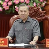Chủ tịch nước Tô Lâm chủ trì buổi làm việc. (Ảnh: Nhan Sáng/TTXVN)