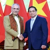 Thủ tướng Phạm Minh Chính với Tổng thống Timor-Leste Jose Ramos-Horta. (Ảnh: Dương Giang/TTXVN)