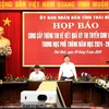 Quang cảnh buổi họp báo. (Ảnh: Thế Duyệt/TTXVN)