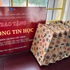 Lễ bàn giao Phòng Tin học cho điểm trường Cốc Chom, Trường Phổ thông dân tộc bán trú Tiểu học Bảo Toàn, xã Bảo Toàn, huyện Bảo Lạc, tỉnh Cao Bằng.