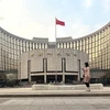 Trụ sở Ngân hàng Nhân dân Trung Quốc (PBOC) tại Bắc Kinh. (Ảnh: Getty Images/ TTXVN)