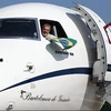 Tổng thống Brazil Luiz Inacio Lula da Silva trong một lần có mặt trên chuyên cơ Aerolula. (Nguồn: Globo)