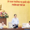 Chủ tịch Quốc hội Trần Thanh Mẫn phát biểu. (Ảnh: Thống Nhất/TTXVN)