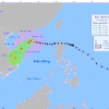 Vị trí và đường đi của bão số 7. (Nguồn: Trung tâm Dự báo Khí tượng Thủy văn Quốc gia)