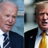 Tổng thống Mỹ Joe Biden (trái) và người tiền nhiệm đồng thời là người kế nhiệm Donald Trump. (Nguồn: Gallup)