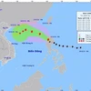 Đường đi của bão Toraji lúc 19h ngày 11/11/2024. (Ảnh: TTXVN phát)