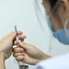 Chuẩn bị tiêm vaccine phòng cúm. (Ảnh: Minh Quyết/TTXVN)