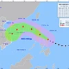 Vị trí và đường đi của bão Man-yi. (Nguồn: Trung tâm Dự báo Khí tượng Thủy văn Quốc gia)