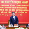 Ông Nguyễn Trọng Nghĩa phát biểu chỉ đạo buổi làm việc. (Ảnh: Phương Hoa/TTXVN)