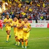 Đội đầu bảng Đông Á Thanh Hóa sẽ có chuyến làm khách đến sân vận động Thiên Trường của Thép Xanh Nam Định. (Ảnh: Việt Anh/Vietnam+)