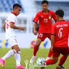Đội tuyển U23 Việt Nam (áo trắng) giành chiến thắng đậm với tỷ số 4-1 trước U23 Lào ở trận ra quân tại Giải vô địch U23 Đông Nam Á 2023. (Ảnh: AFF)