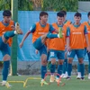 Đội tuyển U23 Việt Nam thoải mái trong buổi tập cuối cùng tại Hà Nội