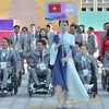Lễ Thượng cờ của Đoàn Thể thao Việt Nam tại Asian Para Games 