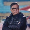 Huấn luyện viên Lê Huỳnh Đức đánh giá mặt sân trơn tại Hàng Đẫy khiến Bình Dương phải nhận thất bại trước Công an Hà Nội. (Ảnh: Việt Anh/Vietnam+)