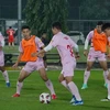 Đội tuyển Việt Nam 'tổng duyệt' trước thềm VCK Asian Cup 2023. (Ảnh: Việt Anh/Vietnam+)