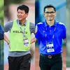 V-League 2023/24 trở lại sau kỳ nghỉ Tết Nguyên đán với 'Vòng đấu của những tân Huấn luyện viên' (từ trái qua) như Iwamasa Daiki, Vũ Tiến Thành, Kiatisuk và Nguyễn Đức Thắng. (Ảnh: VPF)