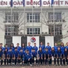 Đội tuyển U20 Nữ Việt Nam lên đường sang Uzbekistan từ ngày 21/2 để có thêm thời gian để thích nghi với điều kiện thời tiết. (Ảnh: VFF)