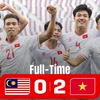 Tuyển U23 Việt Nam giành chiến thắng 2-0 trước U23 Malaysia. (Ảnh: VFF)