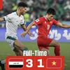 Tuyển Việt Nam nhận thất bại 1-3 trước Iraq ở lượt trận cuối vòng loại thứ hai World Cup 2026. (Ảnh: VFF)