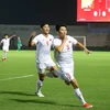 Đội tuyển U20 Việt Nam giành chiến thắng với tỷ số 5-0 trước U20 Bhutan ở trận ra quân tại Vòng loại U20 châu Á 2025. (Ảnh: Việt Anh/Vietnam+)