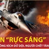 Bầu trời Liban “cháy rực” sau loạt không kích của Israel vào thủ đô Beirut 