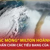 Siêu bão Milton: Sức gió 290km/h đang nhấn chìm khu vực Vịnh Tampa, Florida