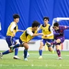 Đội tuyển Việt Nam (áo tím) giành chiến thắng 2-0 trước Câu lạc bộ Ulsan Citizen (Giải hạng 3 của Hàn Quốc). (Ảnh: VFF)