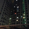 Đám cháy phát sinh từ một căn hộ tầng 8 của tòa nhà (Ảnh: Sơn Bách/Vietnam+)